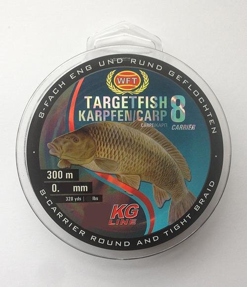 WFT TF8 Karpfen black 300m 13Kg 0,18mm