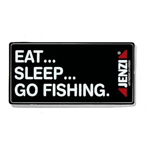 Jenzi Aufkleber eat sleep go fishing >>2 Stück<<