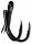 Black Cat Ghost Double Hook Schwarz Nickel 5St. 6/0