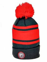 Fox Red Red grey Bobble Hat