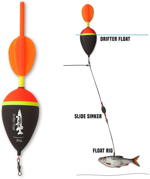 Quantum Mr. Pike Drift Float 125mm 40g schwarz