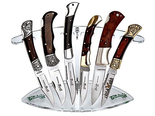 Herbertz Plexiglas-Ständer für 6 Herbertz-Messer (ohne Messer)