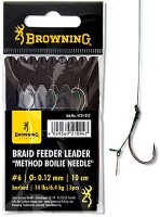 Browning Braid Feeder Leader Method Boilie Needle Gr.6...