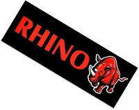 Rhino Aufkleber 20 x 7cm