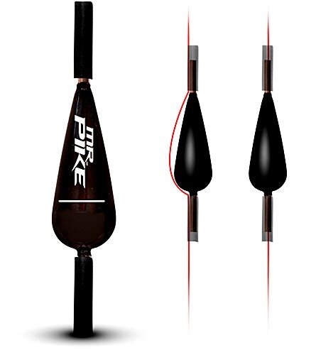 Quantum Mr. Pike Slide Sinker black coated 3 Stück 10g