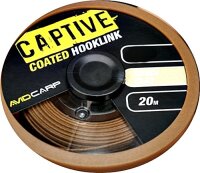 Avid Carp Captive Coated Hooklink 35lb 20m Sand/Clay