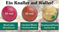 Top Secret Waller Boilies Chicken Wurm sinking 1kg