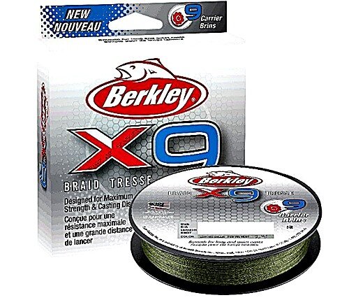Berkley X9 0,17mm 17kg 300m Low Vis Green
