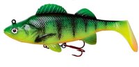 DAM Effzett Natural Perch Peddle Tail 14cm 47g Fire Perch