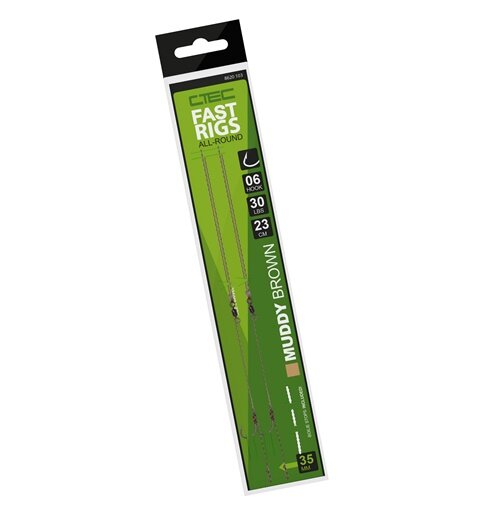 Spro C-Tec Fast Rigs Allround 2 Stück Muddy Gr.2