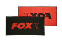 Fox Beach Towel black/orange 80x160cm