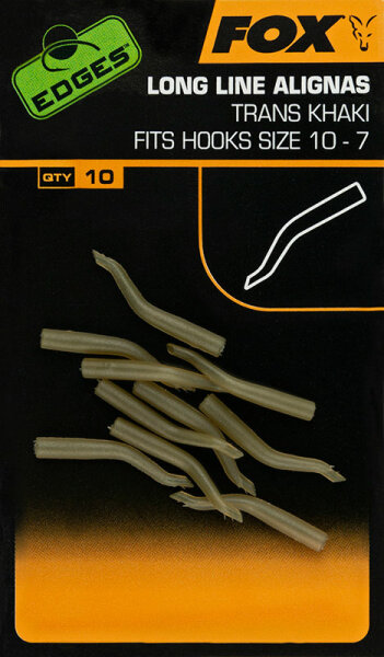 Fox Edges Long Line Alignas Hook 10-7 tungsten