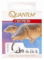 Quantum Crypton Karpfen Gr.1/0 gebundene Haken