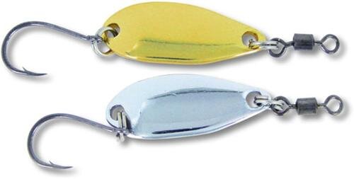 Quantum Magic Trout Gambler 4,5g 4cm 2St, Einzelhaken silber+gold