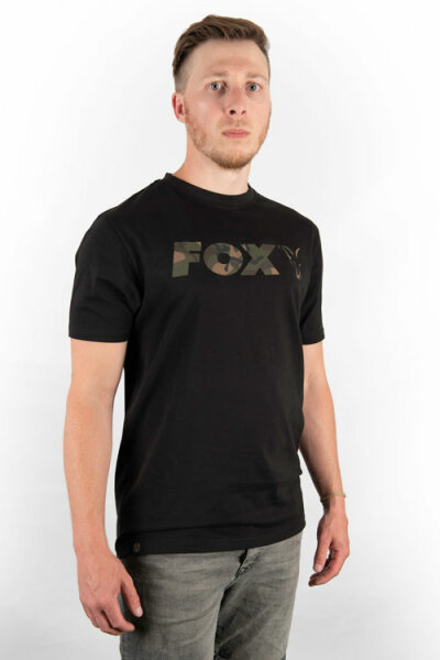 Fox Black Camo Print T-Shirt Gr.XL