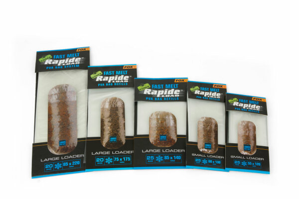 Fox Edges Rapid Refills Fast Melt PVA Bags 75mmx175mm