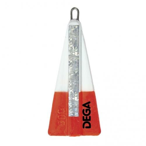 Dega Herings-Blei weiss/rot lackiert Gewicht 80g