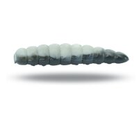 Magic Trout B-Maggot Knoblauch 2,5cm weiß/schwarz
