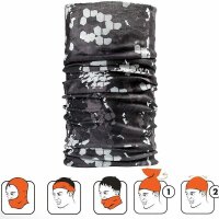 Fladen Multiscarf Pixel Camo schwarz