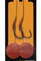 Fox Wide Gape Rigs 20lb Camotex Semi Stiff Size 8
