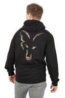 Fox LW Zip Pullover black/camo Print Gr.M