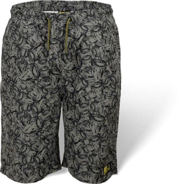 Black Cat Beach Shorts grau/schwarz L
