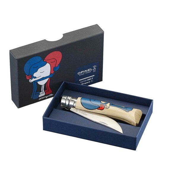 Opinel Taschenmesser No 08 rostfrei Edition FRANCE Jeremyville