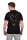 Fox Large Print Black T-Shirt Gr.S