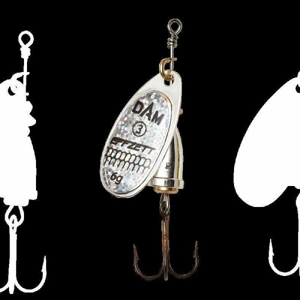 DAM EXECUTOR SPINNER #3 6G SINKING REFLEX SILVER