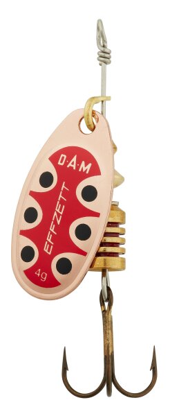 DAM STANDARD SPINNER #5 12G SINKING COPPER BLACK DOT