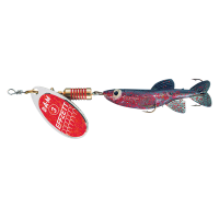 DAM MINNOW SPINNER #1 3G SINKING RED/GLITTER