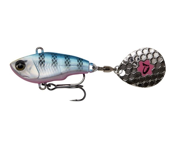 Savage Gear FAT TAIL SPIN 5.5CM 9G SINKING BLUE SILVER PINK