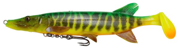 Savage Gear 4D PIKE SHAD 20CM 65G SLOW SINK FIRETIGER
