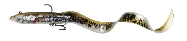 Savage Gear 4D REAL EEL 20CM 38G SINKING OLIVE/PEARL PHP