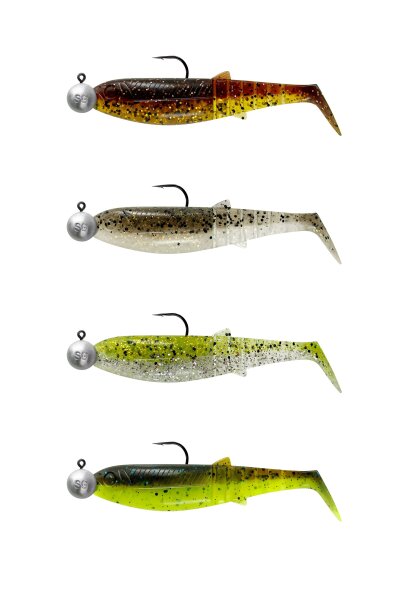 Savage Gear CANNIBAL SHAD 12.5CM 20G+12.5G #5/0 CLEARWATER MIX 4+4PCS