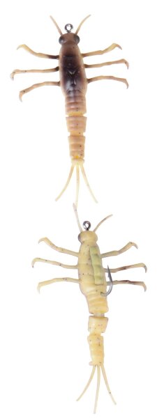 Savage Gear 3D TPE MAYFLY NYMPH 5CM 2.5G YELLOW BELLY