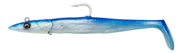 Savage Gear SANDEEL V2 12CM 22G SINKING BLUE PEARL SILVER 2+1