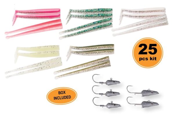 Savage Gear SANDEEL KIT 10+11CM 16+22G 25PCS