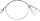 Savage Gear SINGLE STRAND TITANIUM JERKBAIT TRACE 22CM 0.50MM 20KG 44LBS