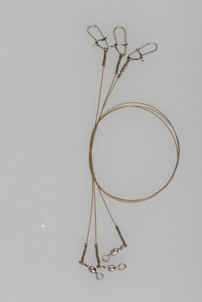 Savage Gear RAW49 UNCOATED TRACE 20CM 0.27MM 7KG 15.5LBS 3PCS