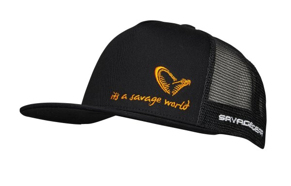 Savage Gear ALL BLACK CAP ONESIZE BLACK CAVIAR