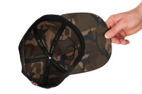 Fox Flat-Peak Snapback Hat Black/Camo