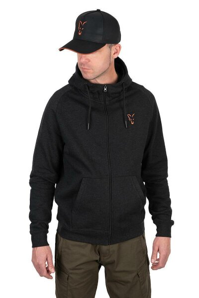Fox Collection LW Hoody black/orange Gr.XXXL