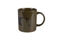 Fox Green & Black Ceramic Mug 350ml 6 Stück