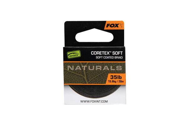 Fox Naturals Cortex Soft Coated Braid 35lb 15,8kg 20m