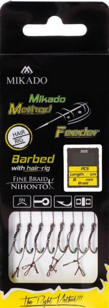 Mikado Method Feeder Rig mit Haar Gr.16