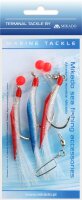 Mikado Meeresvorfach Hair Rig Tube rot-blau 6/0