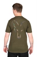 Fox Khaki Large Print T-Shirt Gr.XL