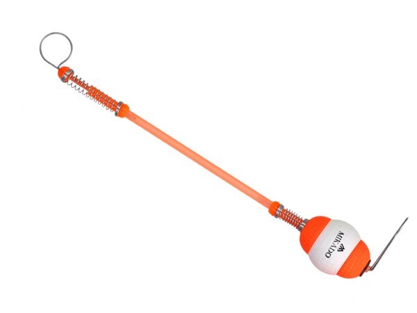 Mikado BISSANZEIGER - HANGER STYROFOAM MIT ROHR 16cm Größe M - ROT oder GELB