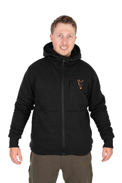 Fox Collection Sherpa Hoody Black/Orange L